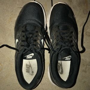 Nike women's size 8. Used, black & white